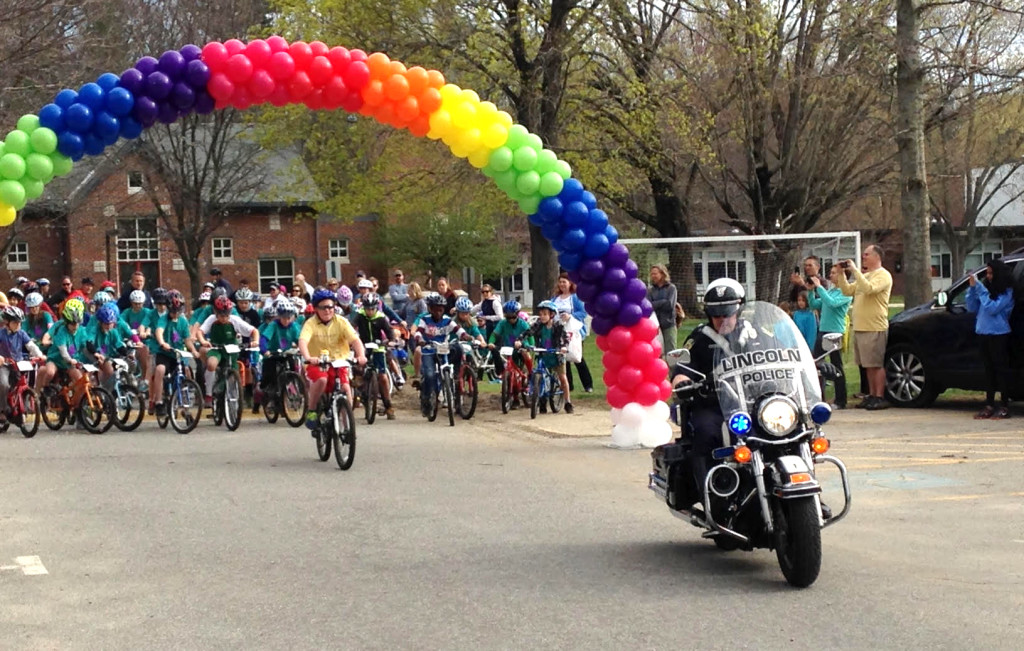 The Lincoln PMC Kids Ride kicks off.