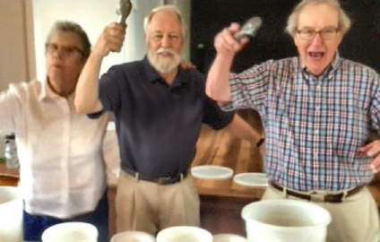 Getting the scoop at the recent ice cream social (click on picture for slide show).